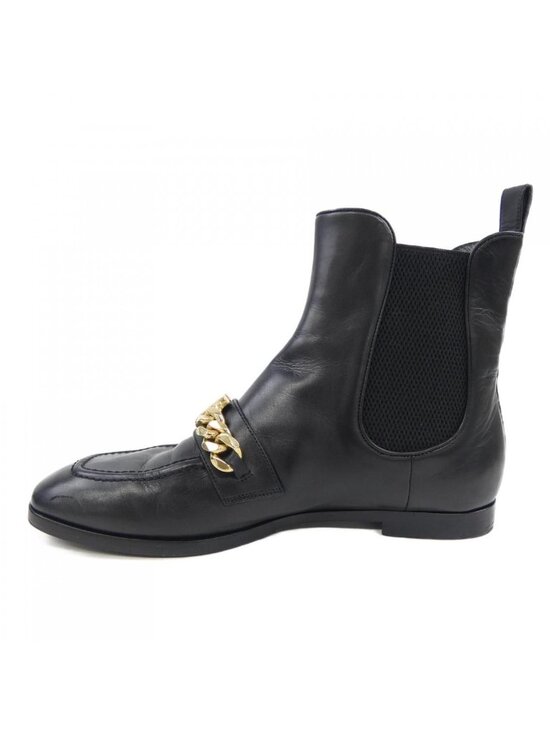 Louis Vuitton Calfskin Monogram Discovery Flat Ankle Boots  Louis Vuitton Boots Black 38